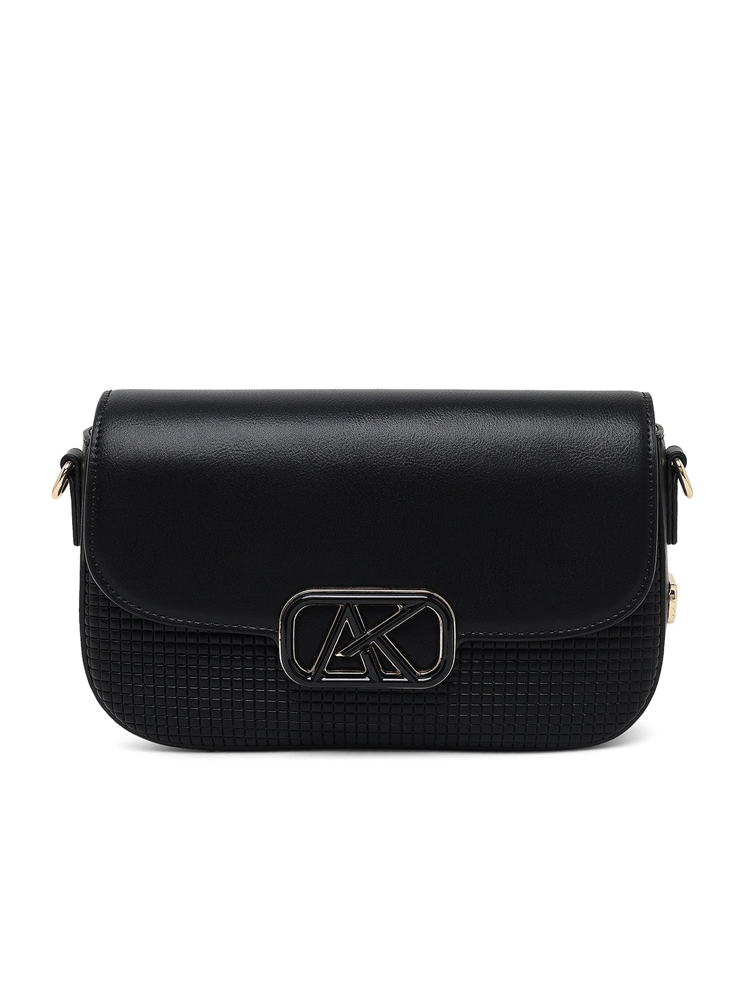 Parklane Flap Medium Sling Bag Black