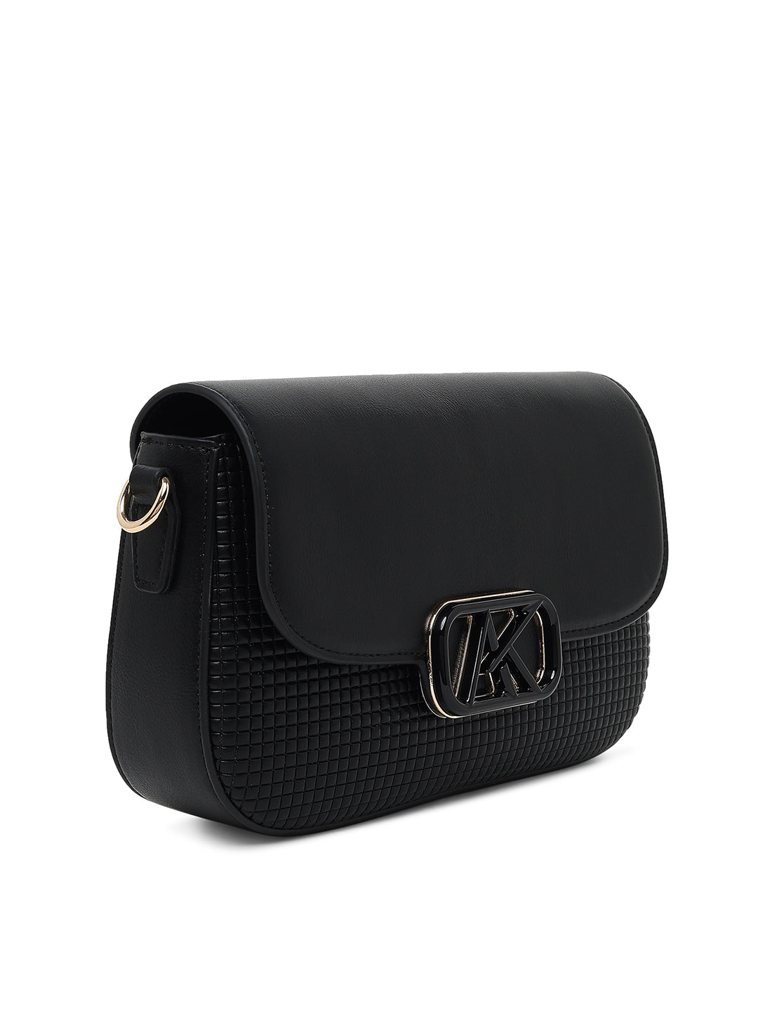 Parklane Flap Medium Sling Bag Black