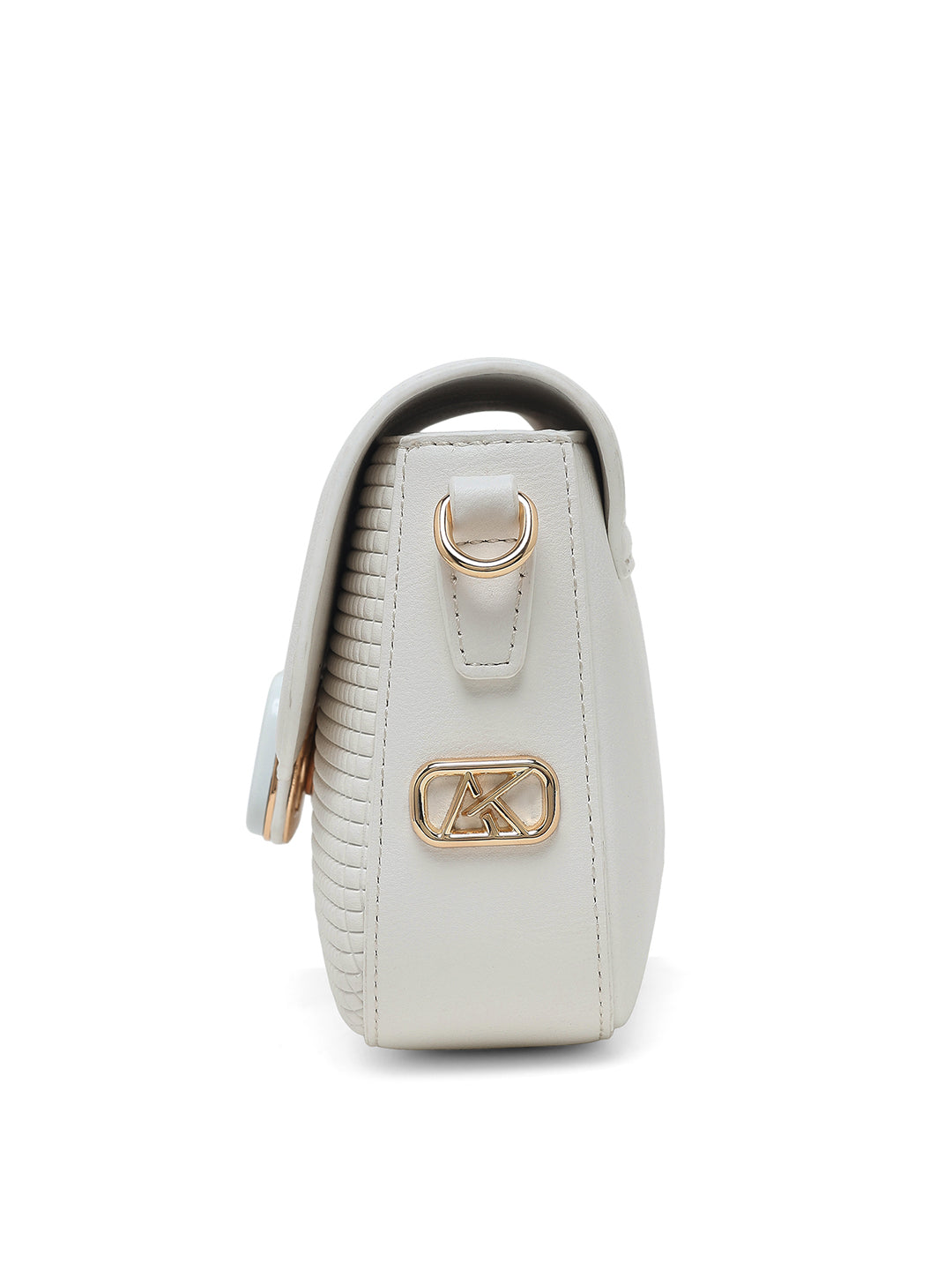 Parklane Flap Medium Sling Bag White