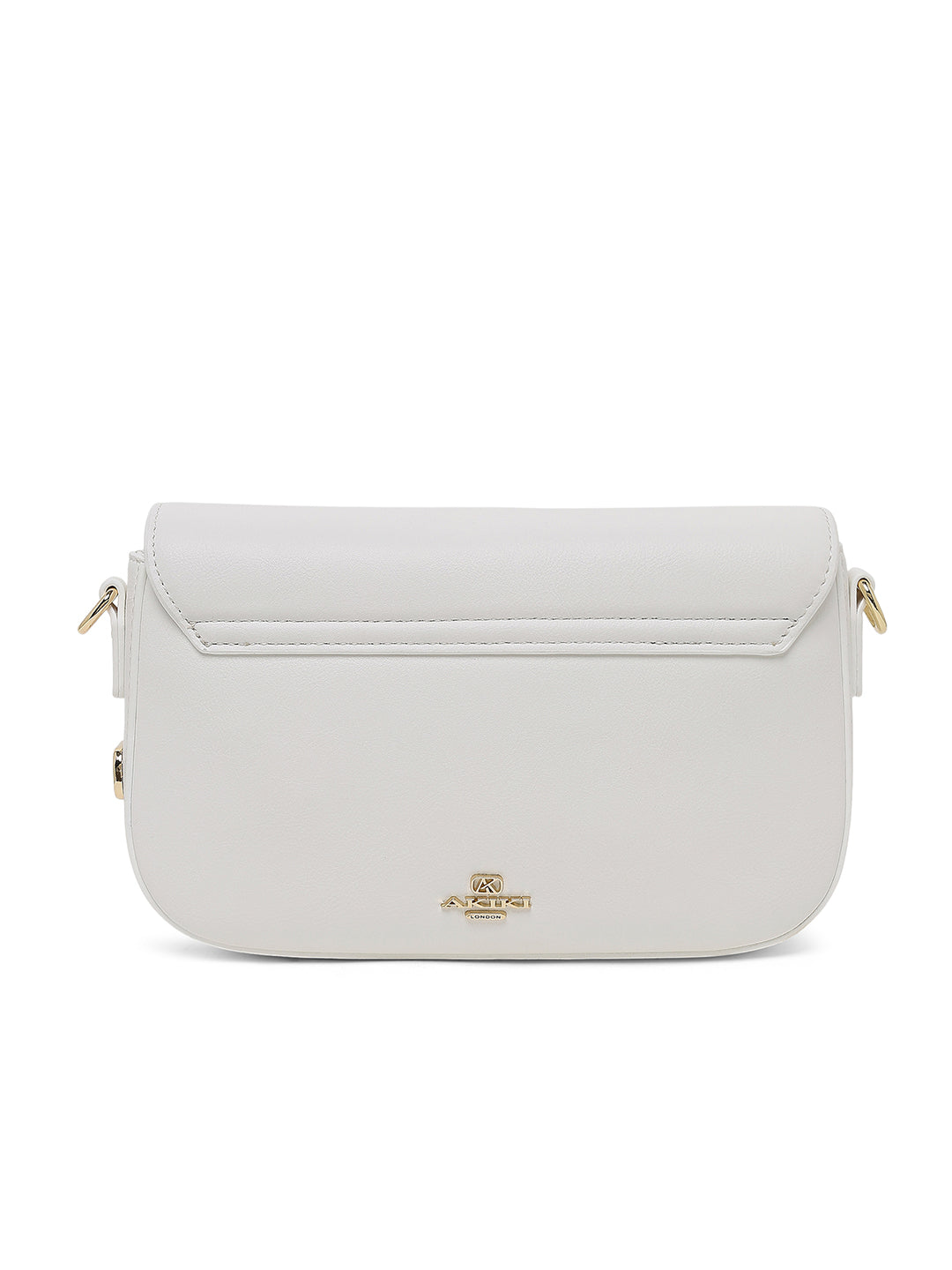 Parklane Flap Medium Sling Bag White