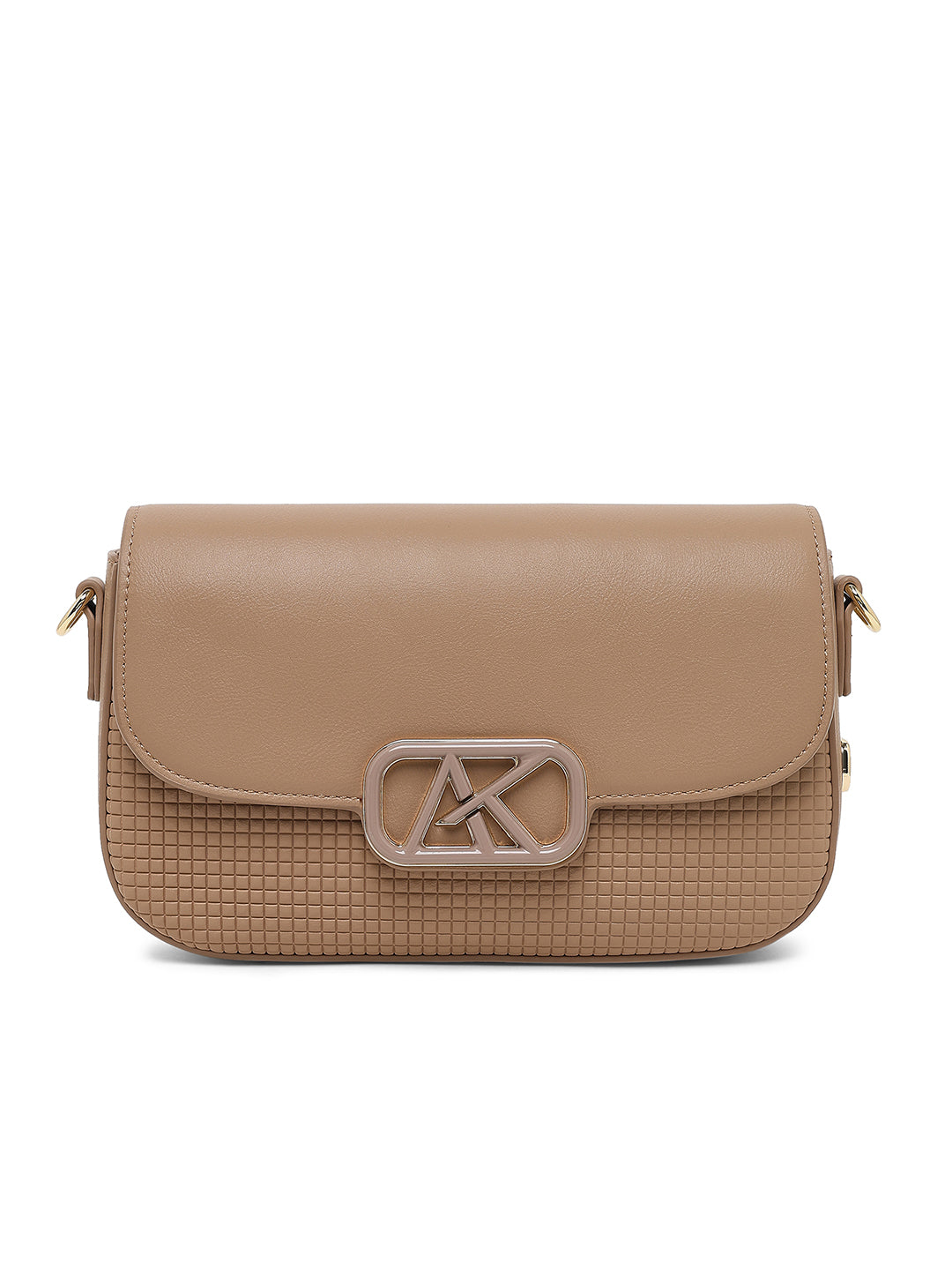 Parklane Flap Medium Sling Bag Beige