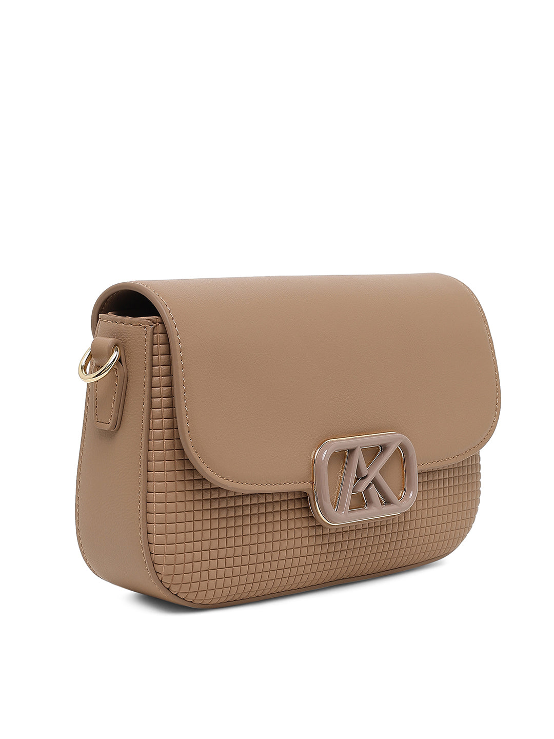 Parklane Flap Medium Sling Bag Beige