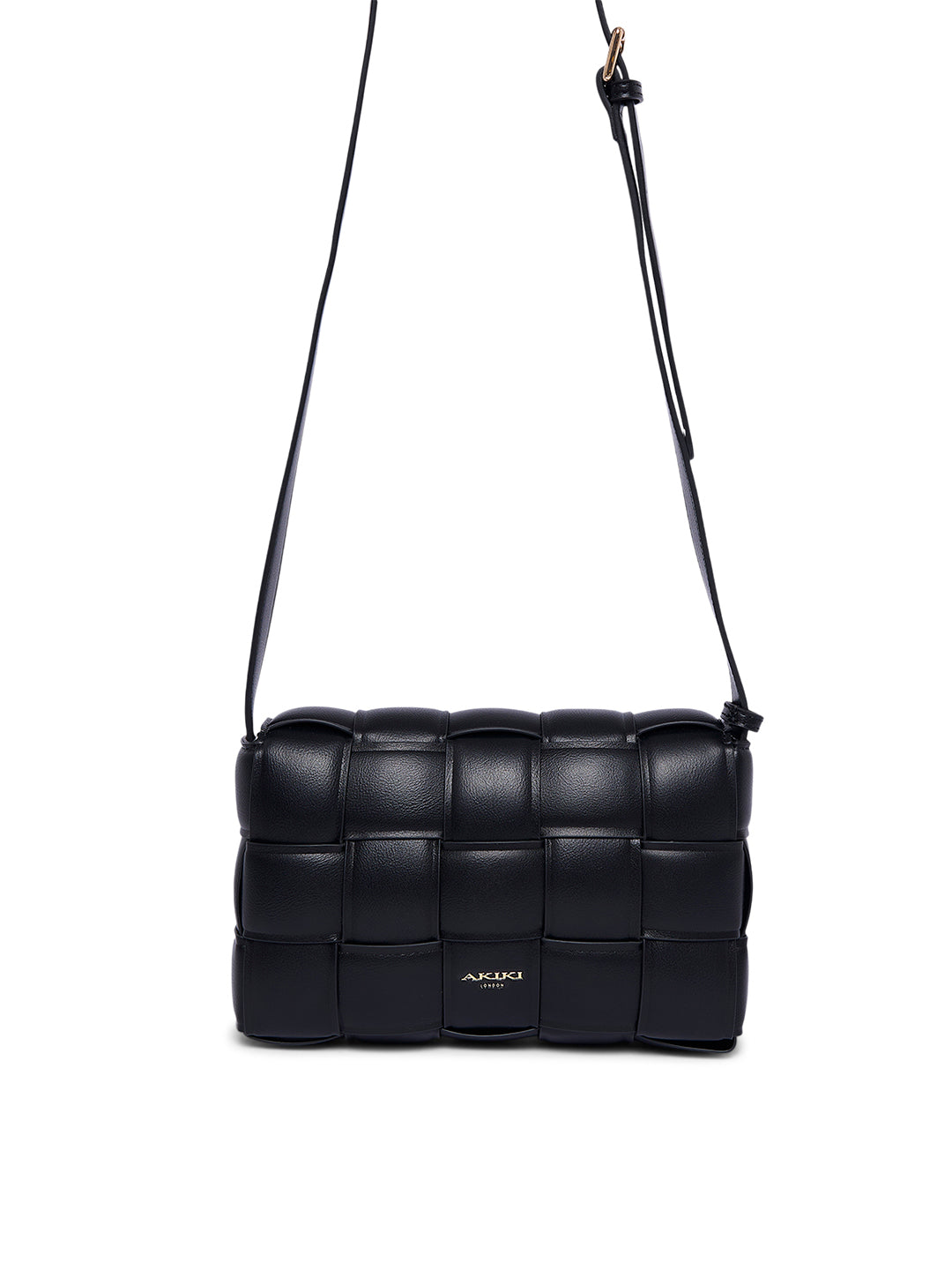 Ealing 24 Small Flap Sling Bag Black
