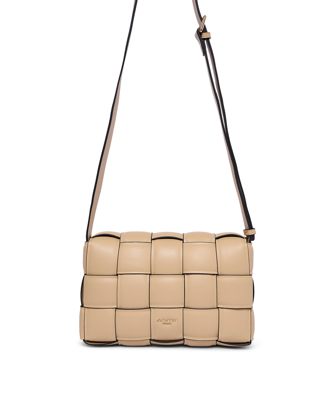 Ealing 24 Small Flap Sling Bag Beige