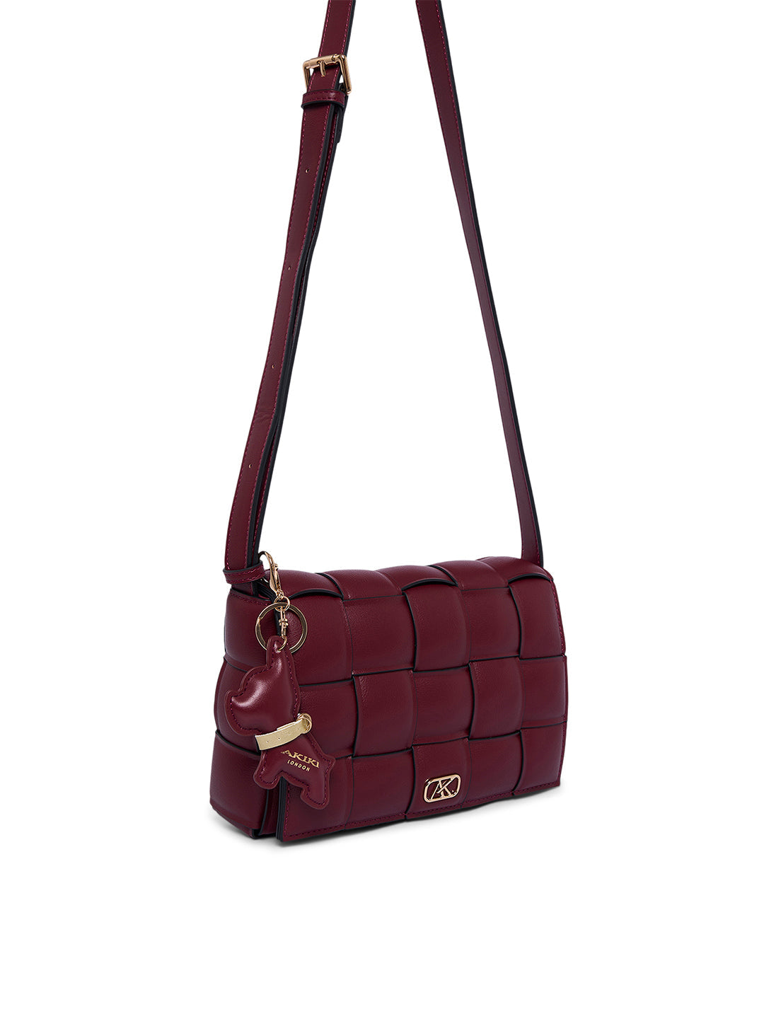 Ealing 24 Small Flap Sling Bag Wine