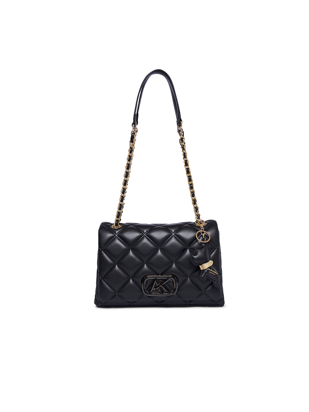 Danson 26 Small Flap Sling Bag Black