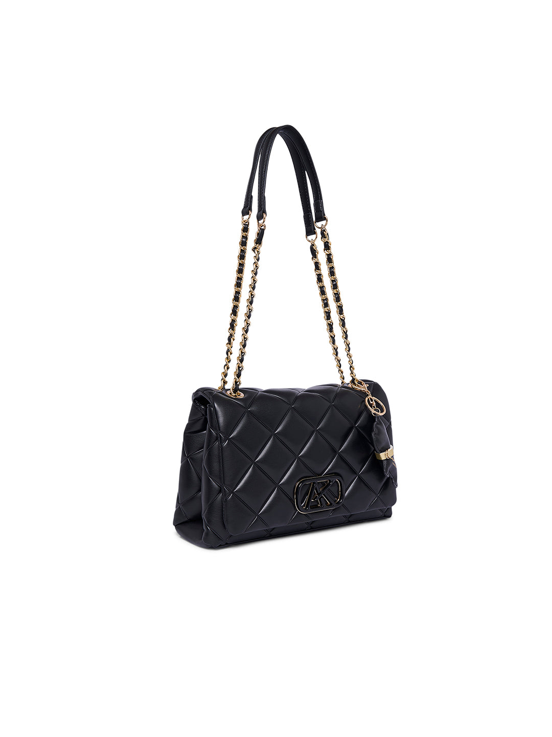 Danson 26 Small Flap Sling Bag Black