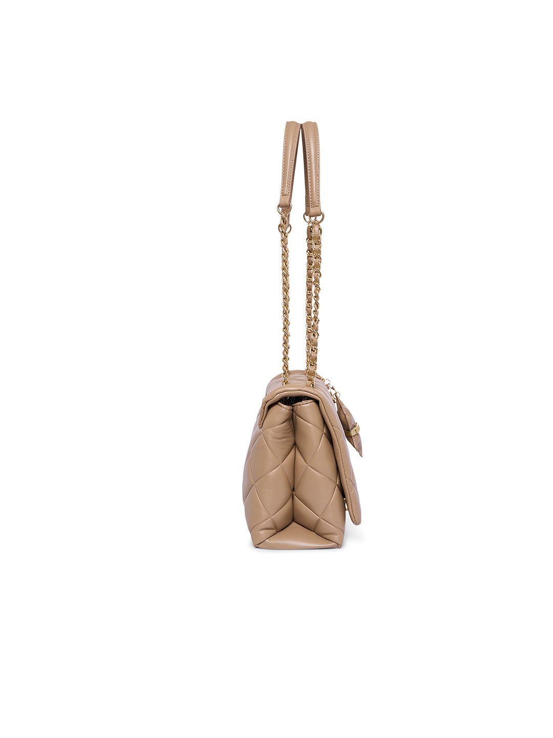 Danson 26 Small Flap Sling Bag Beige