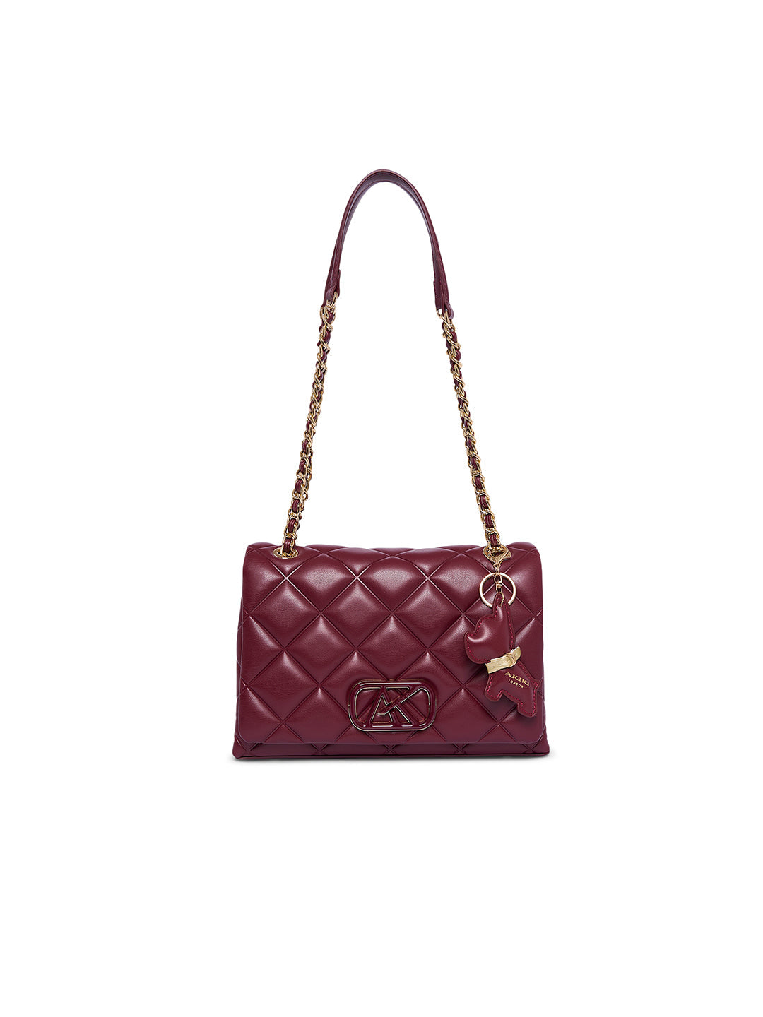 Danson 26 Small Flap Sling Bag Wine