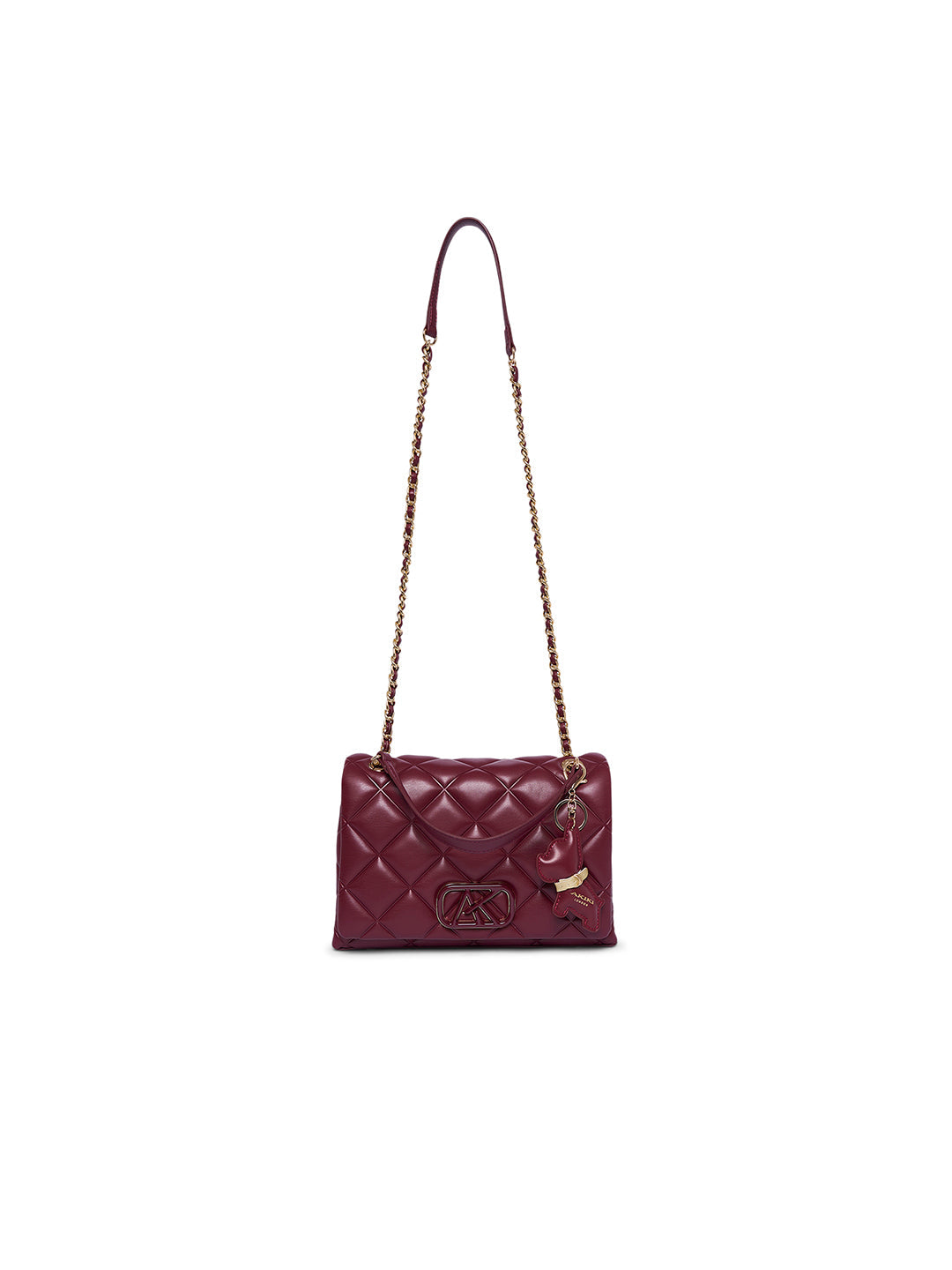Danson 26 Small Flap Sling Bag Wine
