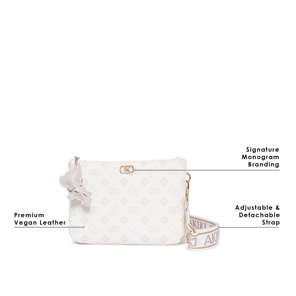 Purely 25 Medium Sling Bag Off White