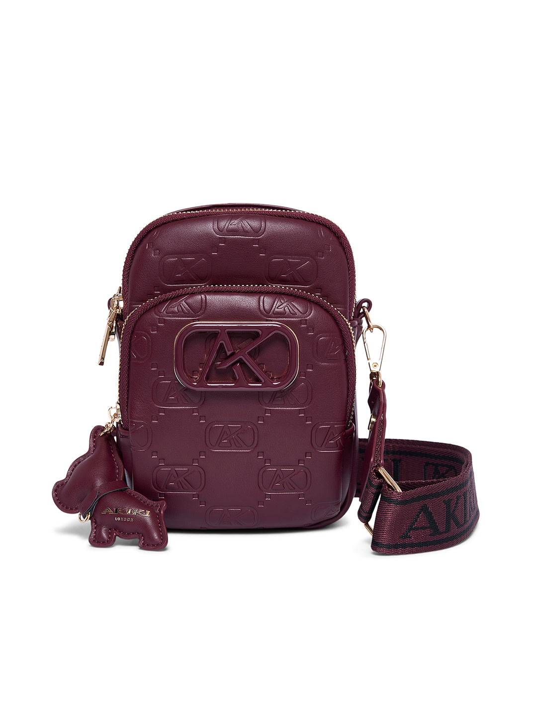 Dalston 14 Medium Sling Bag Maroon