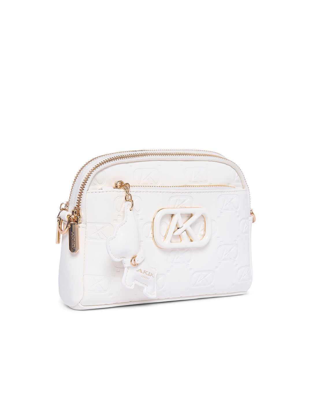 Finsbury 21 Medium Sling Bag White