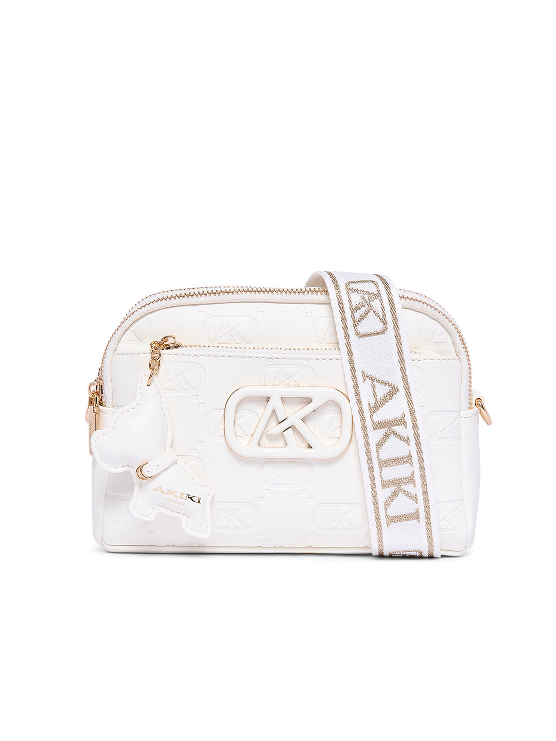 Finsbury 21 Medium Sling Bag White