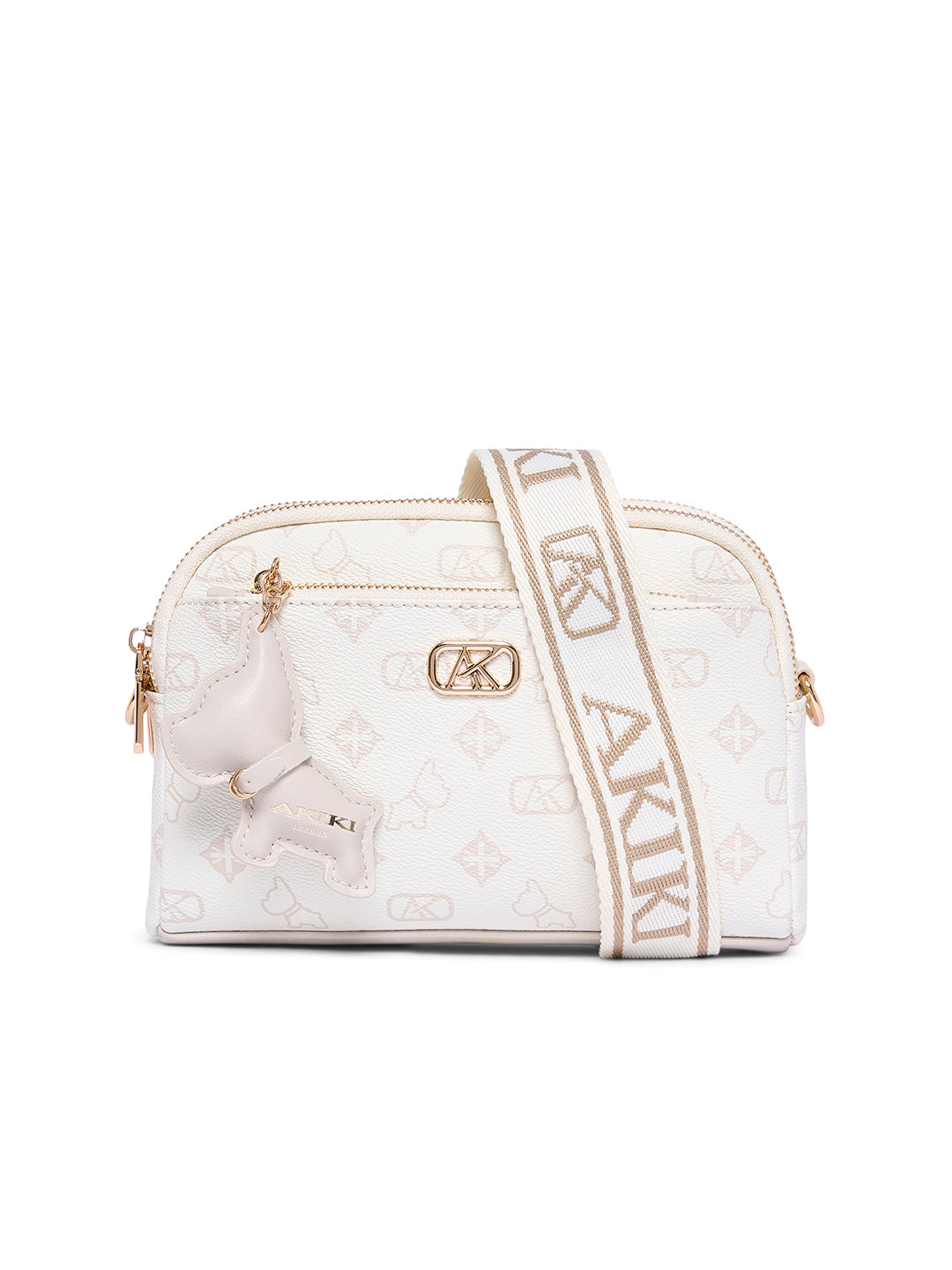 Finsbury 21 Medium Sling Bag Off White