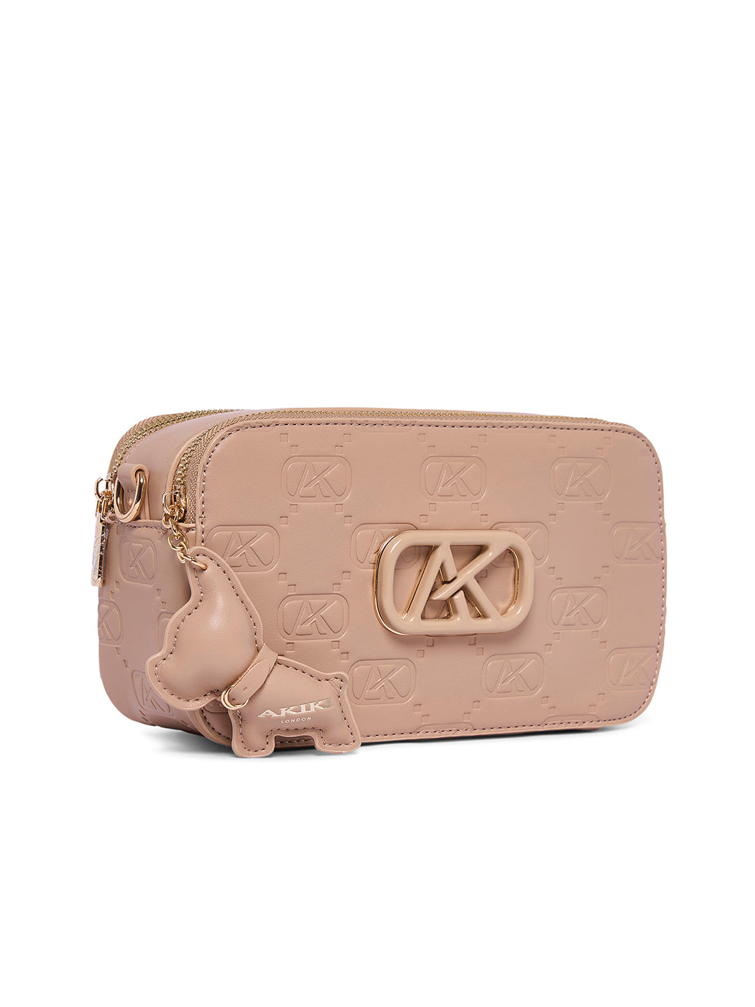 Kew 22 Box Small Sling Bag Beige