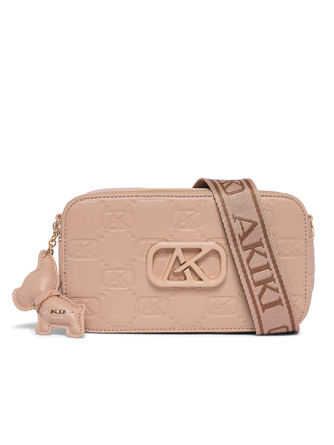 Kew 22 Box Small Sling Bag Beige