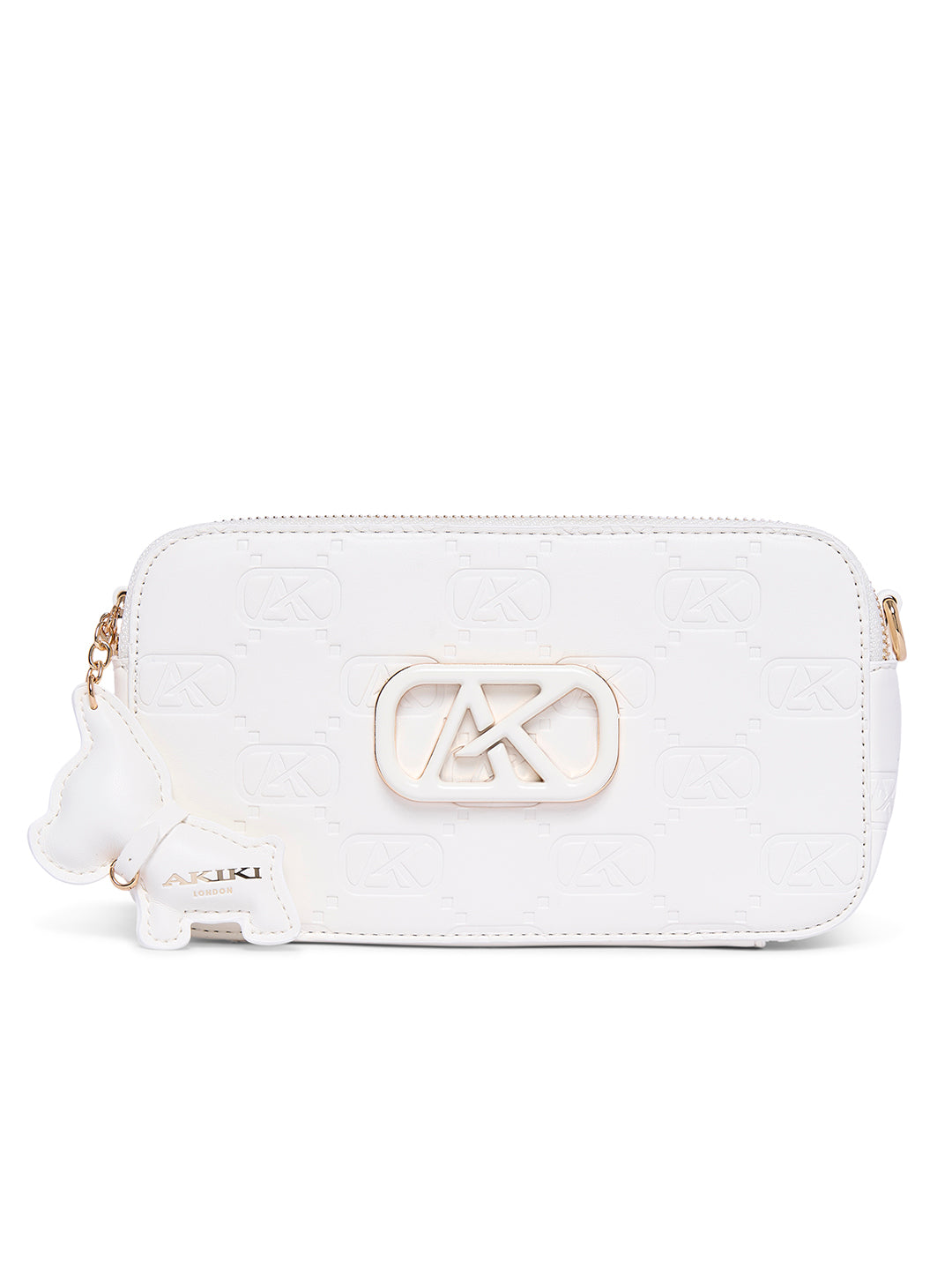 Kew 22 Box Small Sling Bag White