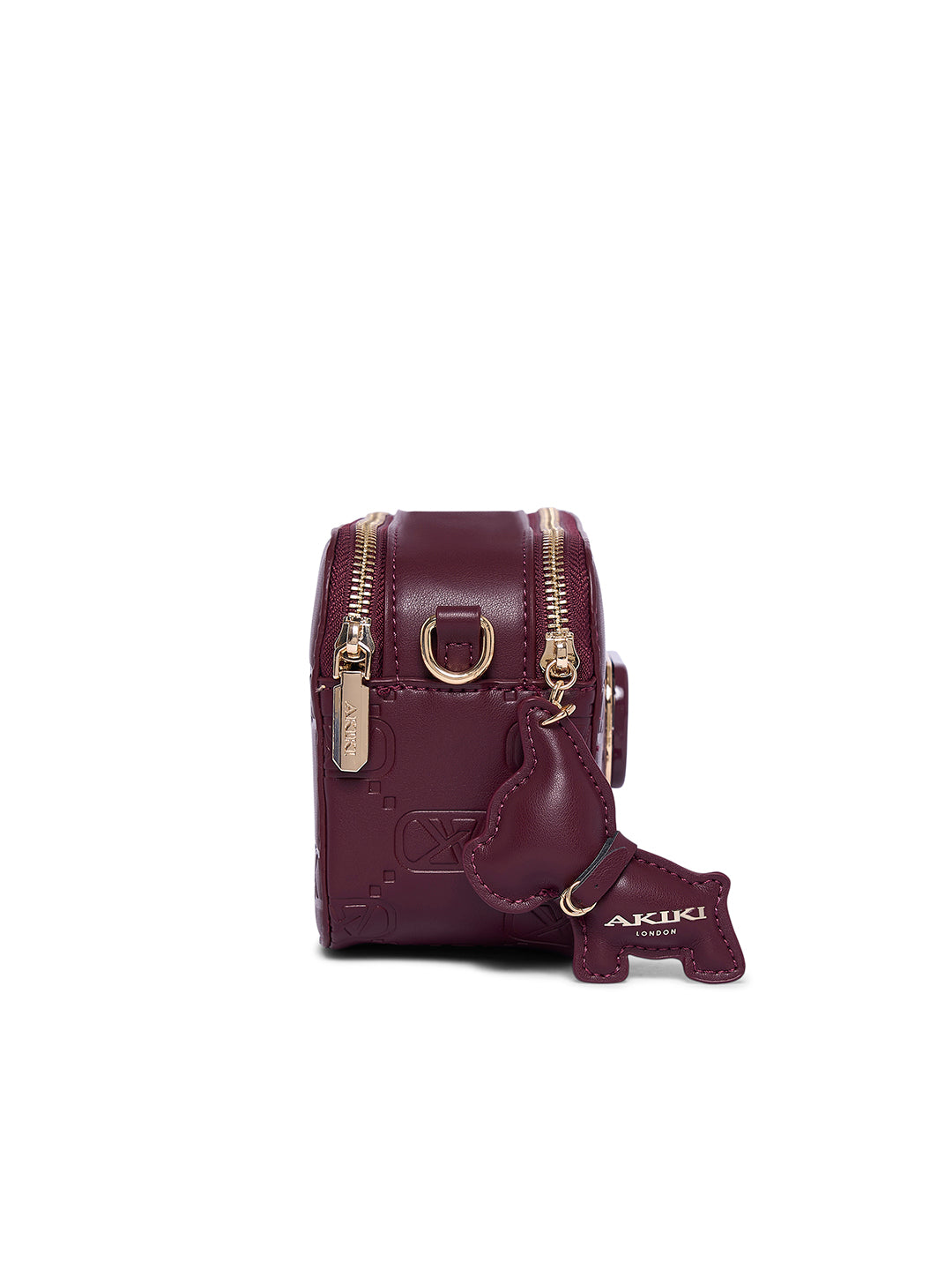 Kew 22 Box Small Sling Bag Maroon
