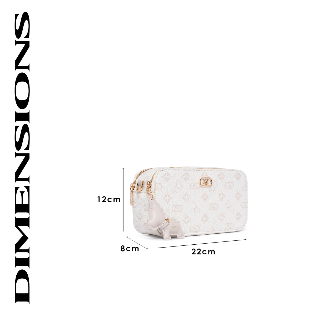 Kew 22 Box Small Sling Bag Off White