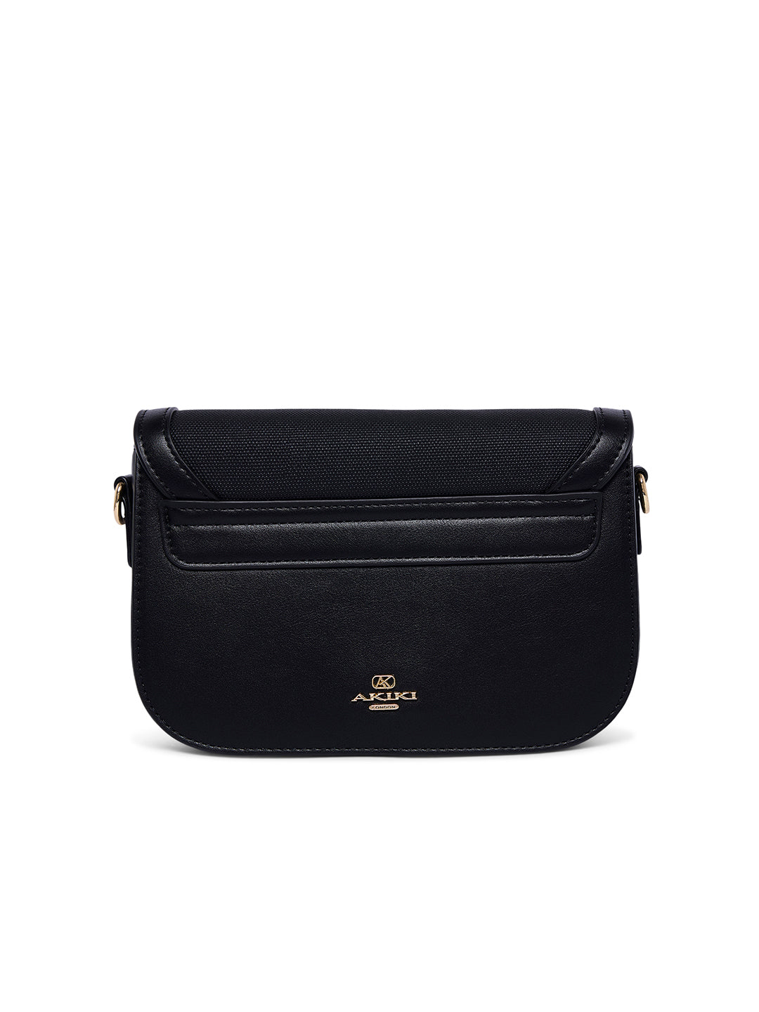 Kilburn 21 Flap Medium Sling Bag Black