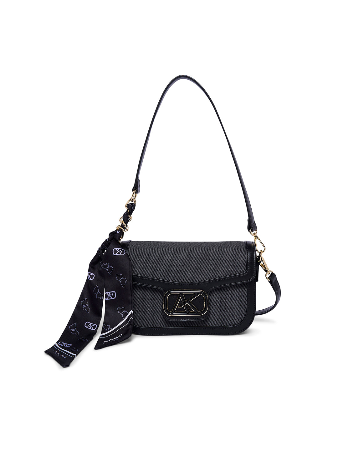 Kilburn 21 Flap Medium Sling Bag Grey