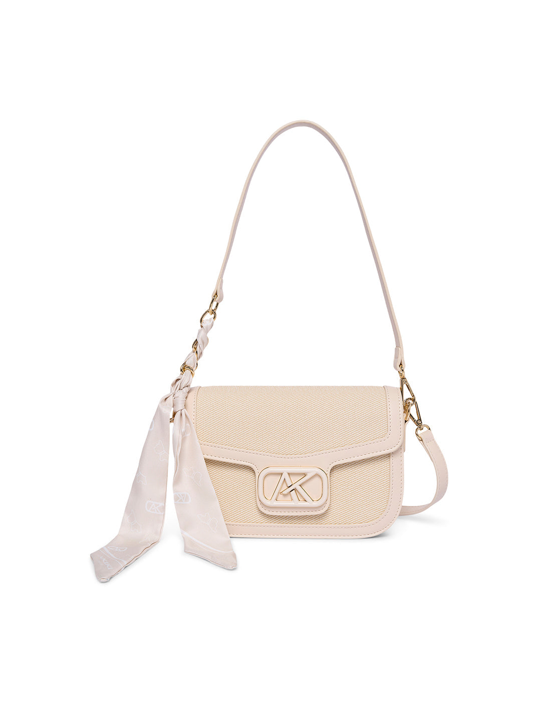 Kilburn 21 Flap Medium Sling Bag Off White