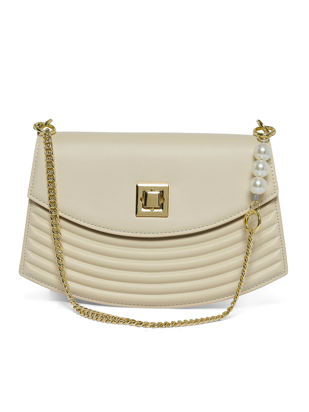 Bromley 27 Flap Small Handbag White