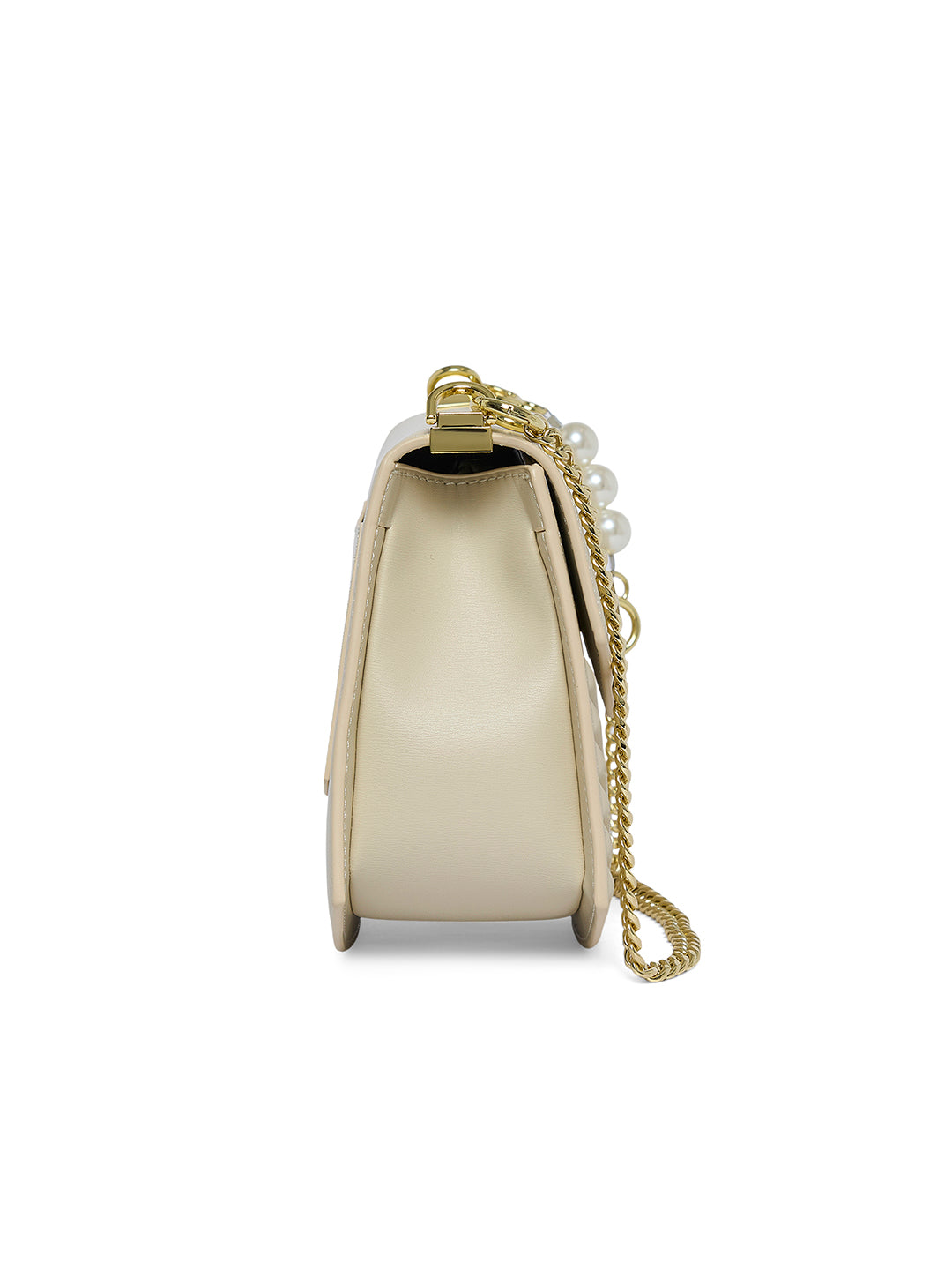 Bromley 27 Flap Small Handbag White