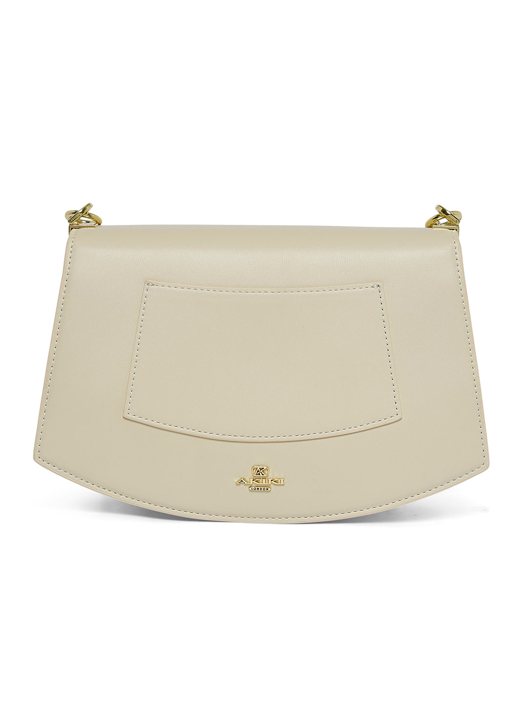 Bromley 27 Flap Small Handbag White