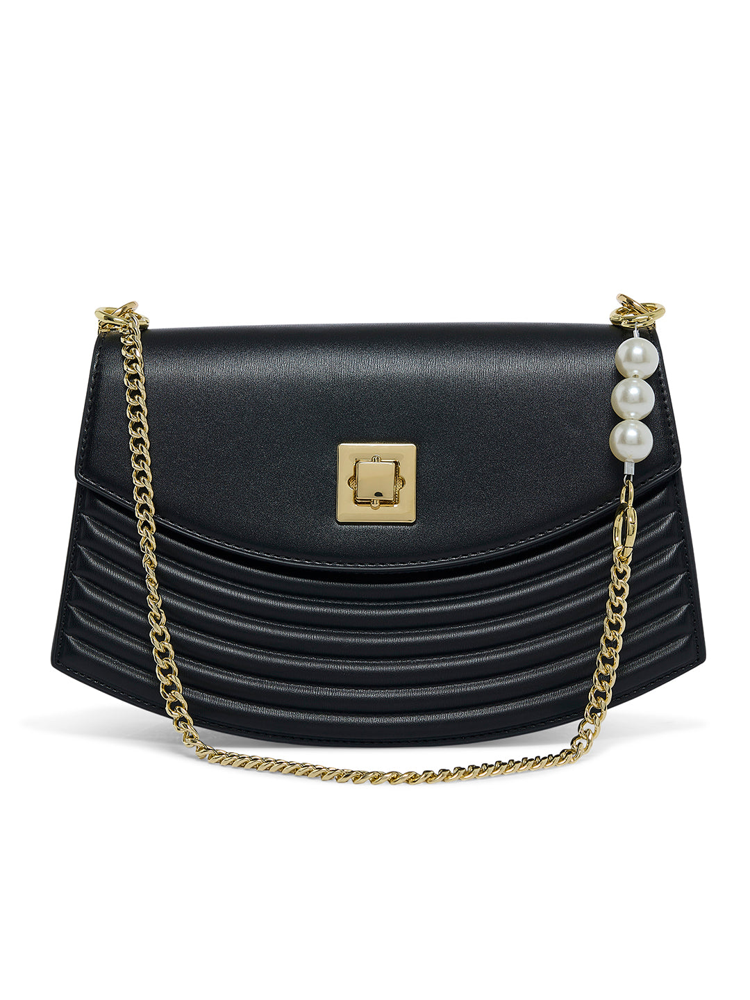 Bromley 27 Flap Small Handbag Black