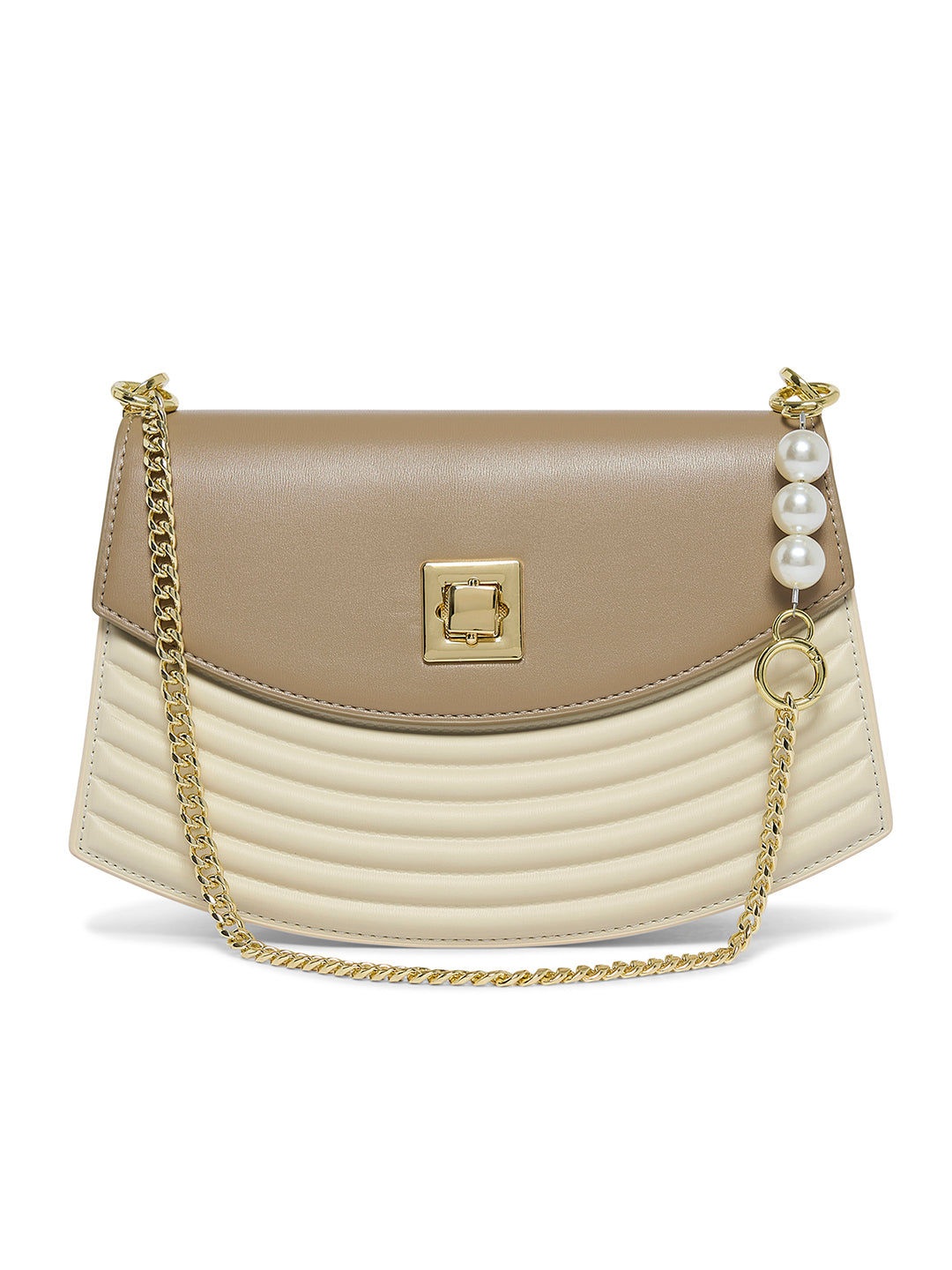 Bromley 27 Flap Small Handbag Sand