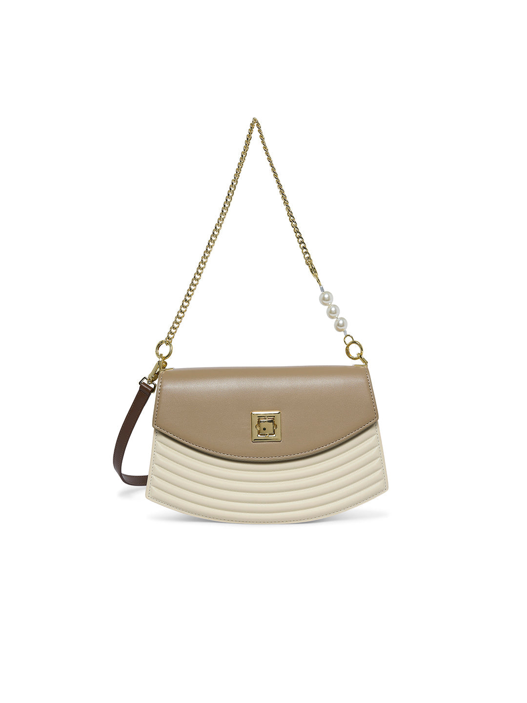 Bromley 27 Flap Small Handbag Sand