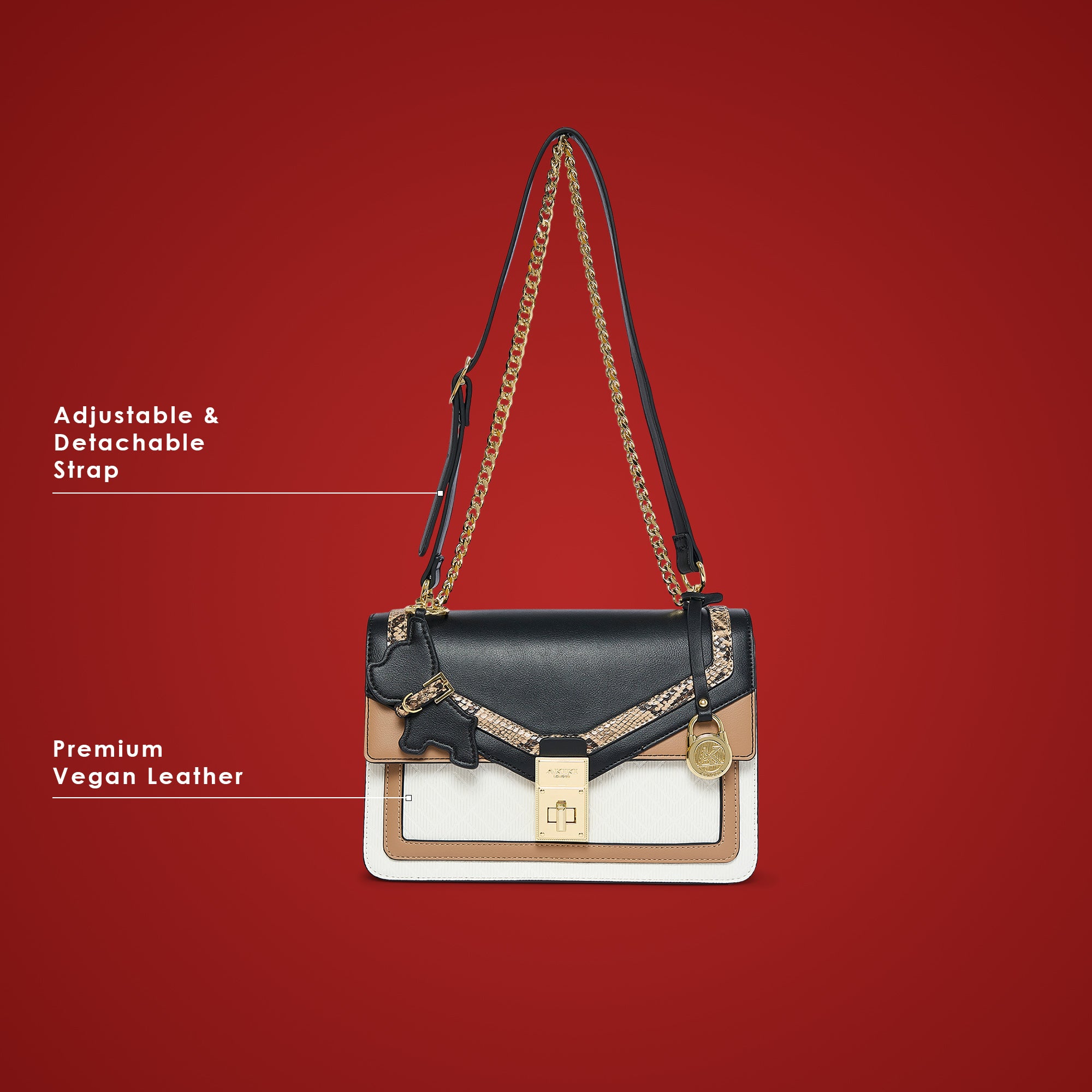 Weldon 26 Flap Small Sling Bag Black