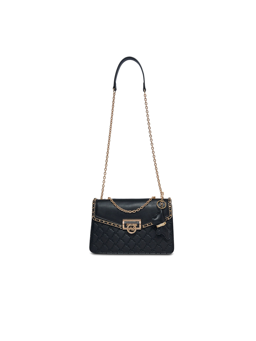 Hampstead 26 Flap Small Sling Bag Black