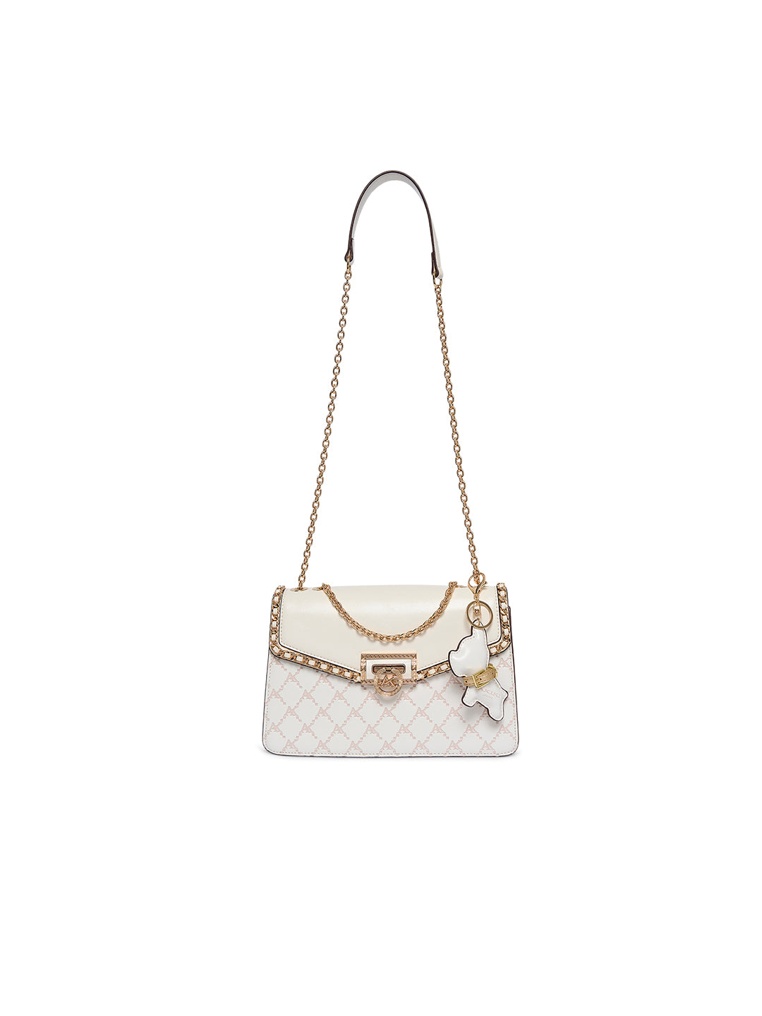 Hampstead 26 Flap Small Sling Bag White