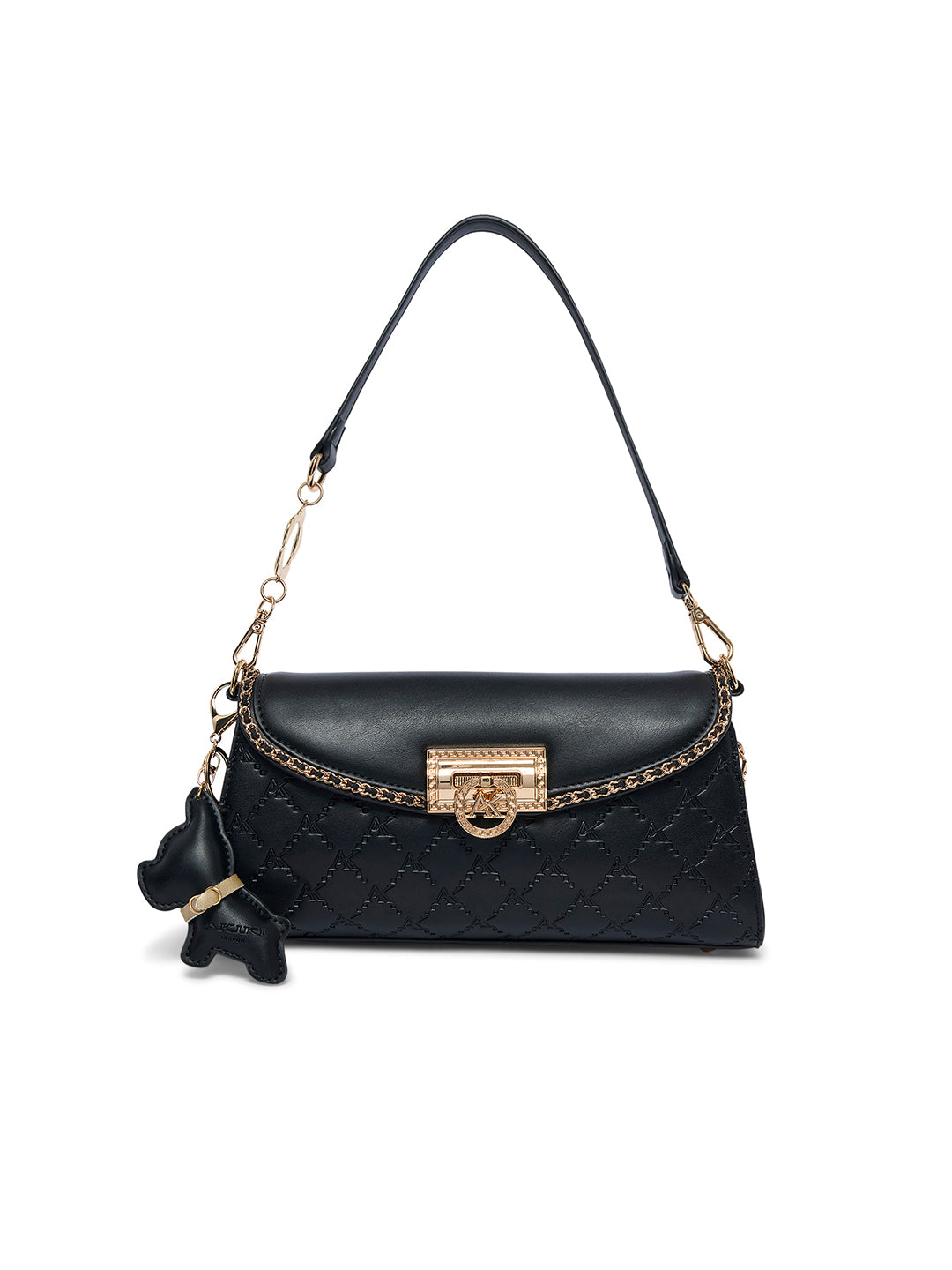 Harold 28 Flap Small Sling Bag Black