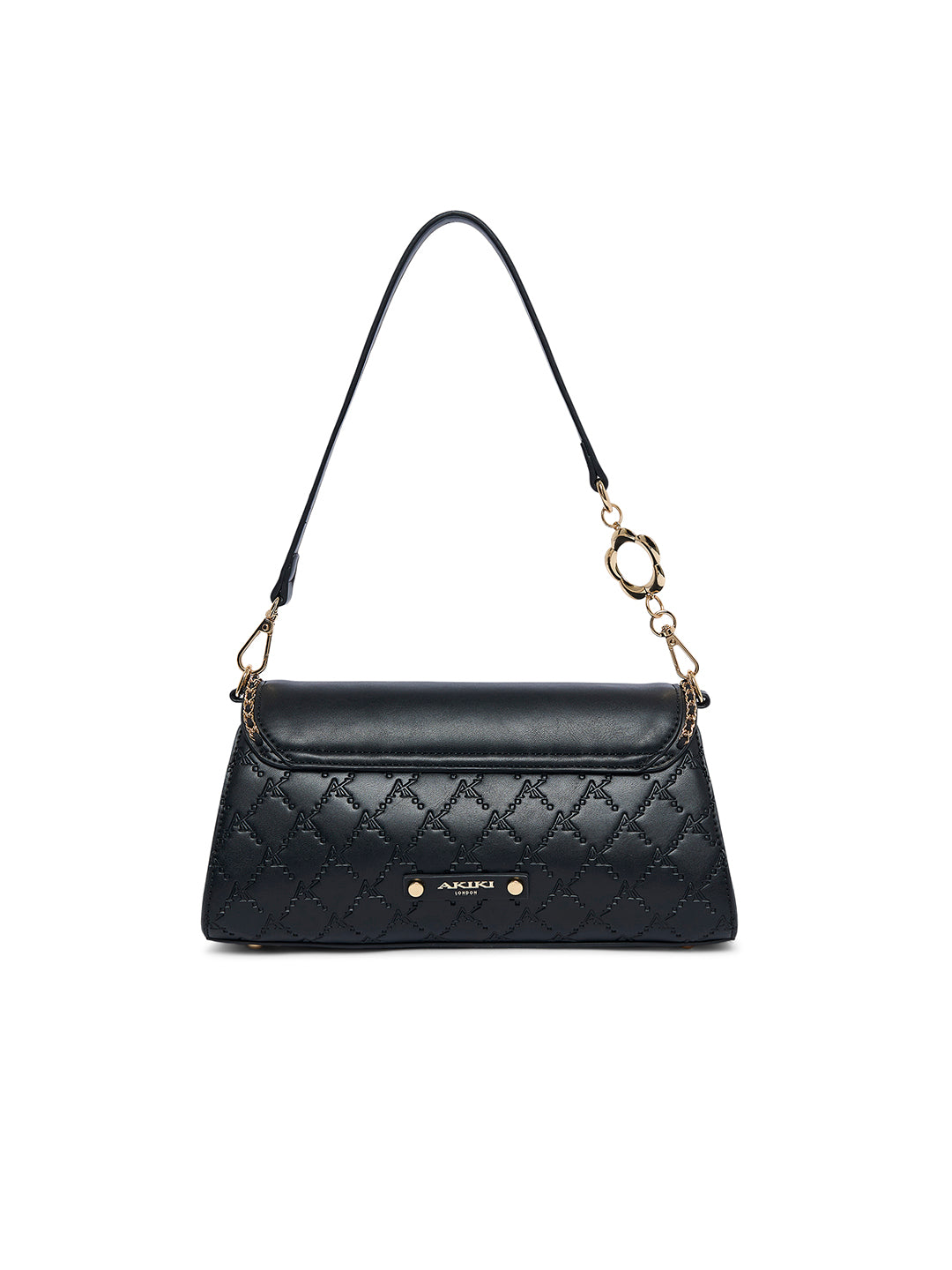 Harold 28 Flap Small Sling Bag Black
