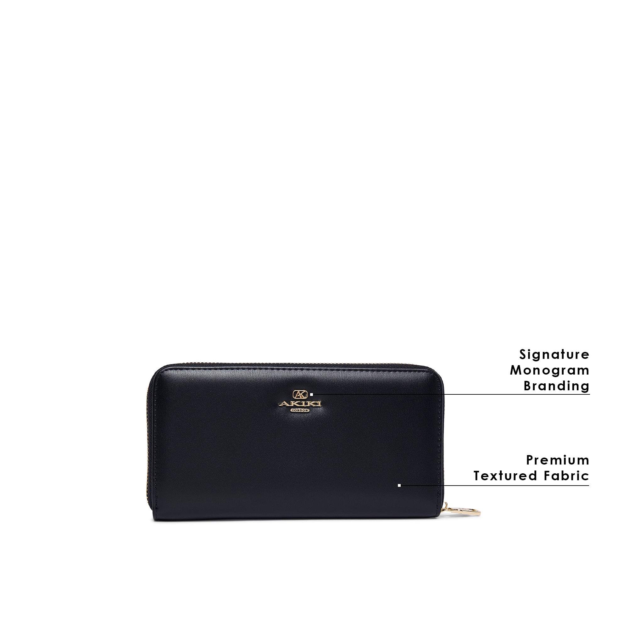 Amesbury 20 Za Large Wallet Black