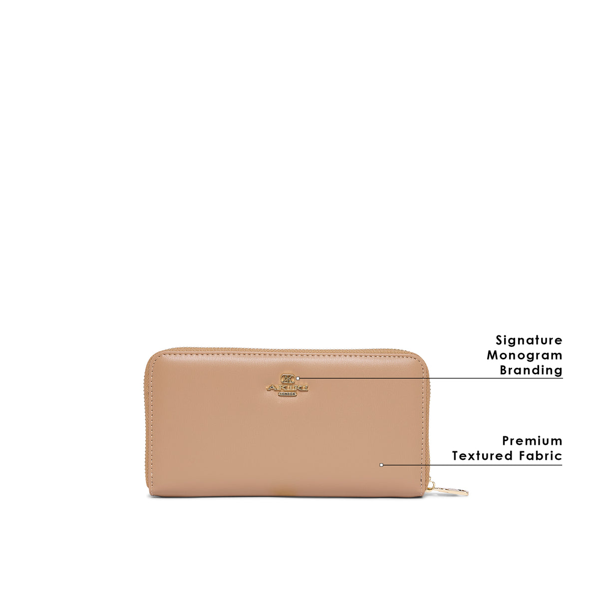 Amesbury 20 Za Large Wallet Beige