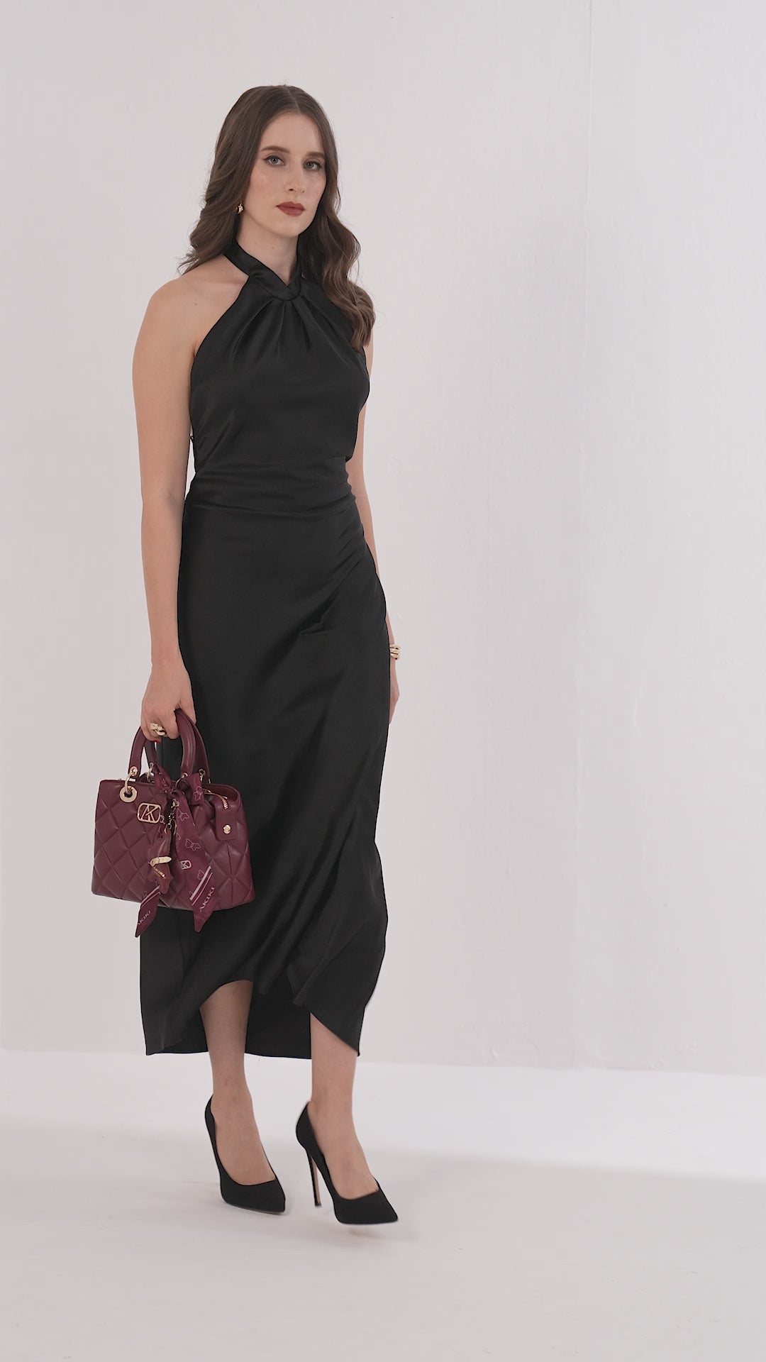 Whitehall 11 Small Satchel Bag Wine