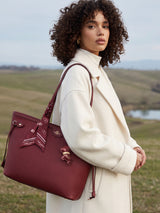 Norwood Large Red Tote Bag