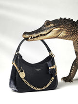 Brixton 25 Hobo Small Handbag Black