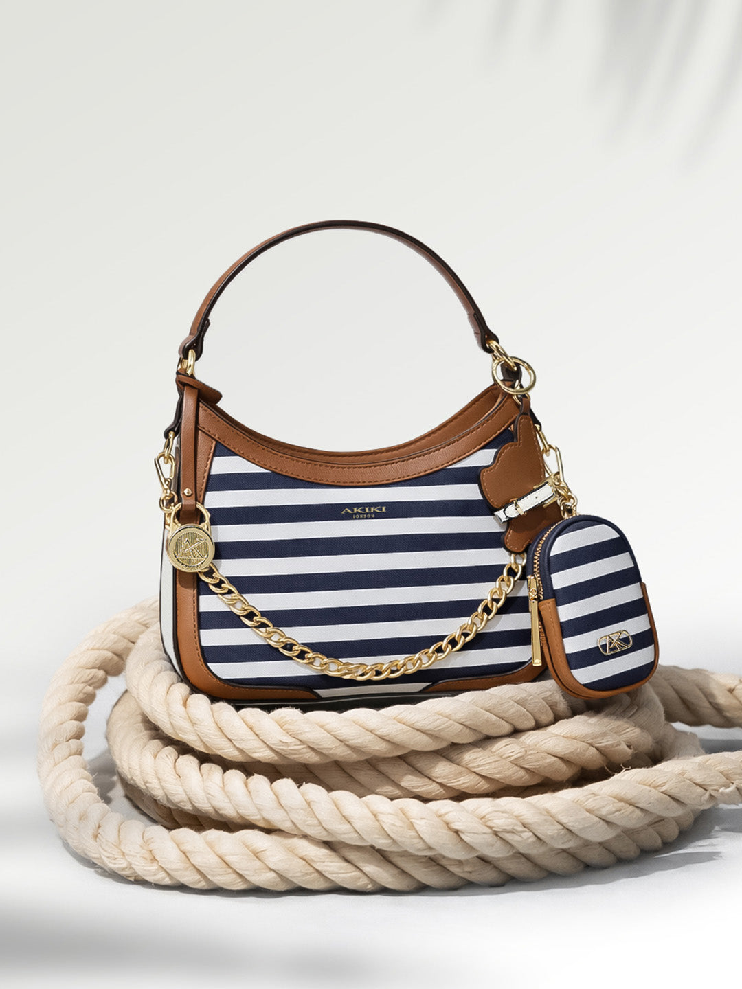 Brixton 25 Hobo Small Handbag Nautical