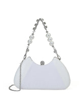 Bexley Small Frame Clutch White