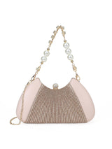 Bexley Small Frame Clutch Metalic Pink