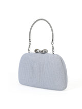 Barnet Small Frame Clutch Silver