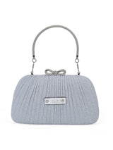 Barnet Small Frame Clutch Silver