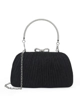Barnet Small Frame Clutch Black