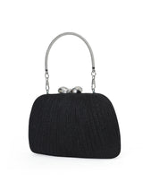 Barnet Small Frame Clutch Black